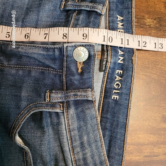 American Eagle Jeans 2 S Jegging Next Level Stretch Hi Rise Medium Light Wash - Picture 9 of 12